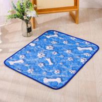 Vasarinis vėsinantis augintinio kilimėlis, keturių sezonų universalus vėsinantis miego kilimėlis šunims ir katėms, patalpos augintinio lova 40*30cm mėlyna