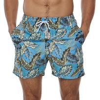 Men's Casual Classic Fit Drawstring Shorts with Elastic Waistband and Functional Pockets Suitable for Summer Beachwear and Everyday Use XL žalia