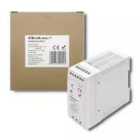 Qoltec maitinimo šaltinis bėgeliui DIN | 40W | 12V | 3,33A | Baltas | Plonas