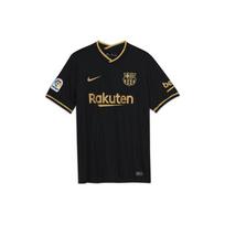Nike FC Barcelona išvykos futbolo marškinėliai 20/21 sezono gerbėjų versija Vyriški viršutiniai drabužiai Juodi CD4231-011 S beige