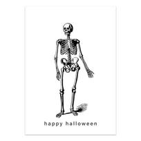 Helovino Sienos Dailė Skeletas Drobės Plakatai ir Spaudiniai Svetainės Dekoravimui Modernūs Paveikslai Ant Sienos Deco Namas 21x30cm No Framed