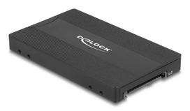DELOCK adapteris U.2 (SFF-8639) į M.2 Key M NVMe SSD, modelis 64301, juodas, kištukinis
