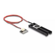 DeLOCK aušintuvas su ventiliatoriumi M.2 SSD 2280 juodas aliuminis
