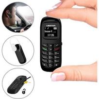 L8star Mini Portable Mobile Phone BM70 GSM Bluetooth Dialer Headset Earphone Support SIM Card 0.66 inches (Black)