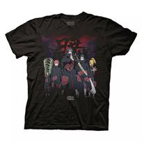 Naruto Shippuden Akatsuki Group Adult T-Shirt Summer New Vintage Fashion Men's and Women's Streetwear S