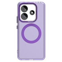 Magsafe matinis telefono dėklas Xiaomi Redmi Note 14 14 Pro 14 Pro+ 5G/4G magnetinis belaidis įkrovimas smūgiams atsparus galinis dangtelis Pc + tpu&Redmi Note 14 5G (Global) violetinė