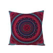 Bohemiško stiliaus mandala poliesterio pagalvės užvalkalas kvadratinis sofos pagalvės užvalkalas namams 45 * 45Cm (excluding pillow core)