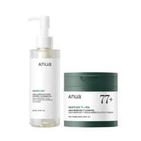 ANUA Blackhead Care 2-Step Set | 77 Clear Pads 70pcs + Cleansing Oil 200ml