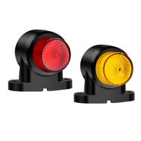Xuzimaoyi Šoninis žymeklis Sunkvežimiui Dvigubo šviečiamumo gabaritinis žibintas 8 LED Automobilio pločio žibintas 8LED-2pcs geltona