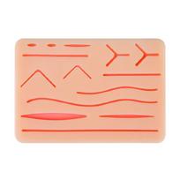 Surgical Suture Training Silicone Skin Pad with 14 Wound Suture Practice Skin Model For Technique Practice 1