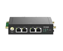 D-Link 4G LTE M2M VPN Wi-Fi maršrutizatorius, korinis tinklo maršrutizatorius, juodas, DIN bėgelis, 802.11b, 802.11g, Wi-Fi 4 (802.11n), 300Mbit/s, 4G