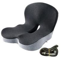 Memory Foam Seat Cushion with Back Support, L Shaped Car Office Chair Pad, Integrated Lumbar And Seat Cushion for Driving Desk
