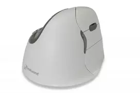 BakkerElkhuizen Evoluent 4 Bluetooth balta, dešinei rankai, vertikali, lazerinė, Bluetooth, 2600 DPI
