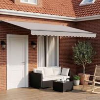 vidaXL Electric Awning Frame Anthracite 4 x 3 m Aluminium