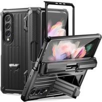 TPU PC Armor Bumper Case for  Galaxy Z Fold 3 5G Front Back Full Protection Cover Wireless Feature Shockproof & Durable For Samsung Galaxy Z Fold 3&Corrugated Box juoda