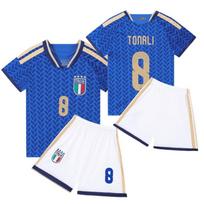 2027 Italija Namų marškinėliai Nr.14 Vaikų futbolo marškinėlių komplektas 24