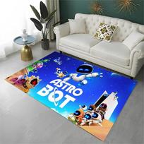 Žaidimas A-Astro Bot Animacinis Robotas Neslystantis Kilimas Svetainei, Miegamajam, Žaidimų Kambariui, Minkštas Kilimas Grindų Kilimėlis Namų Dekoro Kilimas Vaikų Kambariui 40x60cm