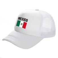 Meksika Trucker kepuraitė Unisex Šauni Meksikos nacionalinė skrybėlė Beisbolo kepuraitė Šalta vasara Unisex Tinklelio kepurės white