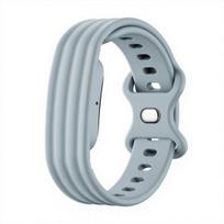 jijijing Silicone Band for Google Fitbit Air, Water Sweat Resistant Sport Band, Adjustable Fitness Tracker Strap Replacement pilka
