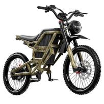 PULUMA PM001 Elektrinis visureigis motociklas, 60V 30Ah baterija, pilna pakaba žalia