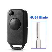 1/2/3/4 Buttons Remote Key Case Flip Folding Key Shell For Mercedes Benz C E S Ml Sl Ml55 Amg S500 Sl500 W168 W124 Key