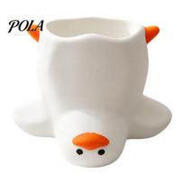 Upside Down Duck Pen Holder, 3D Printed Desk Organizer, Funny Stationery Storage Holder for Office School, Creative Gift Girls Sale Goods balta