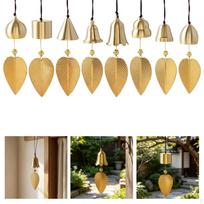 8x Copper Wind Chime Metal Windchime Birthday Gift Pendant Bell Indoor and Outdoor Decor for Dorm
