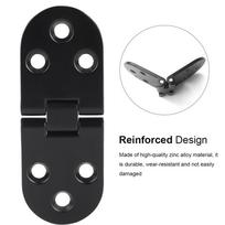 4 Pcs Zinc Alloy Flip Top Hinges 80*30mm Cabinet Door Hinges Durable Folding Table Hinges  Desk