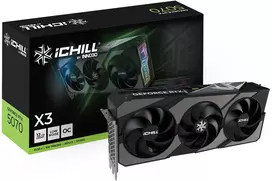 Vaizdo plokštė Inno3D iChill GeForce RTX 5070 X3 – 12GB GDDR7, 192 bit, PCIe 5.0
