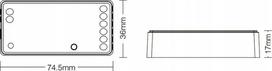 LED valdiklis MiBoxer FUT037Z+ 3in1 RGBW Zigbee 3.0