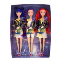 3 vnt. K-pop mados lėlė su 9 judamais sąnariais, dinamiškos pozos lėlė, kolekcionuojama veiksmo figūrėlė su unikaliu stiliumi D