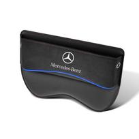 Automobilio sėdynės tarpelio laikymo dėžutė Odinis puodelio laikiklis Priedai Mercedes-Benz AMG A B C E S V R klasės A45 C43 CLA GLA GLB GLC SLK SL juoda
