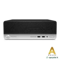 upcycle it HP ProDesk 400 G5 SFF (Atnaujintas) A Intel® Core™ i5 i5-8400T 16GB DDR4-SDRAM 256GB SSD Windows 11 Pro PC Juoda, Sidabrinė