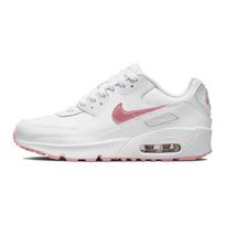 Nike Air Max 90 Odiniai GS Balti Rožinio Glazūro Vaikams Sportbačiai CD6864-115 35.5