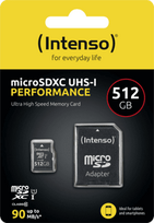 Intenso microSD Card UHS-I Professional 512GB Memory Card