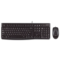 LOGITECH Desktop MK120 Mouse and Keyboard Set Wired Nordic