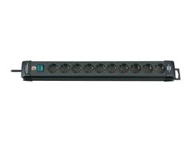 Brennenstuhl Premium-Line Power Strip 10-outlet Black 3m