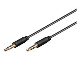 Goobay AVK 183-0100 mini audio cable 1m Black