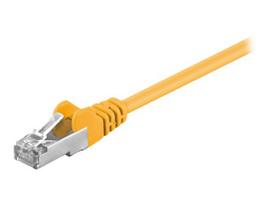 Goobay CAT 5e Folded unshielded twisted pair (F/UTP) 20m Network cable Yellow
