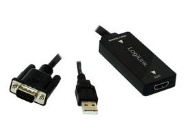 2direct LogiLink VGA Audio to HDMI Converter Video Transformer
