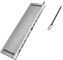 2direct LogiLink UA0373 Laptop docking station Compatible with Universal USB-C® powered, Built-in card reader