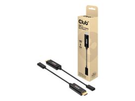 CLUB 3D CAC-1333 HDMI to USB-C adapter cable Black
