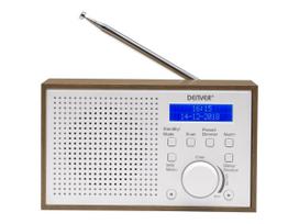 Denver DAB-46 DAB portable radio Brown White