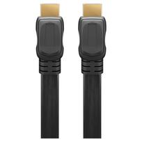 Goobay Slim HDMI 2.0 with Ethernet Flat Cable 4K 60Hz 3 m Black