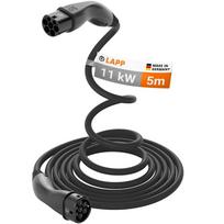 LAPP MOBILITY Type 2 HELIX Self-Retracting EV Charging Cable 11 kW 5m Black