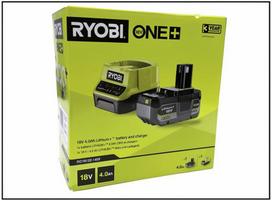 Ryobi  RC18120-140X 18 V/4,0 Ah Lithium+ Batteri + Oplader