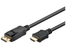 Goobay DisplayPort 1.2 to HDMI 2.0 Adapter 4K 60Hz 1 m Black