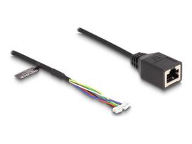 Delock CAT 5e 30cm Network Adapter Cable Black
