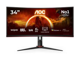 AOC Gaming CU34G2XP/BK 34 VA 3440 x 1440 (UltraWide) HDMI DisplayPort 180Hz