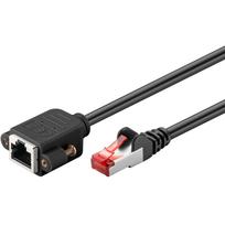 Goobay CAT 6 S/FTP CU Extension Cable 5m Black